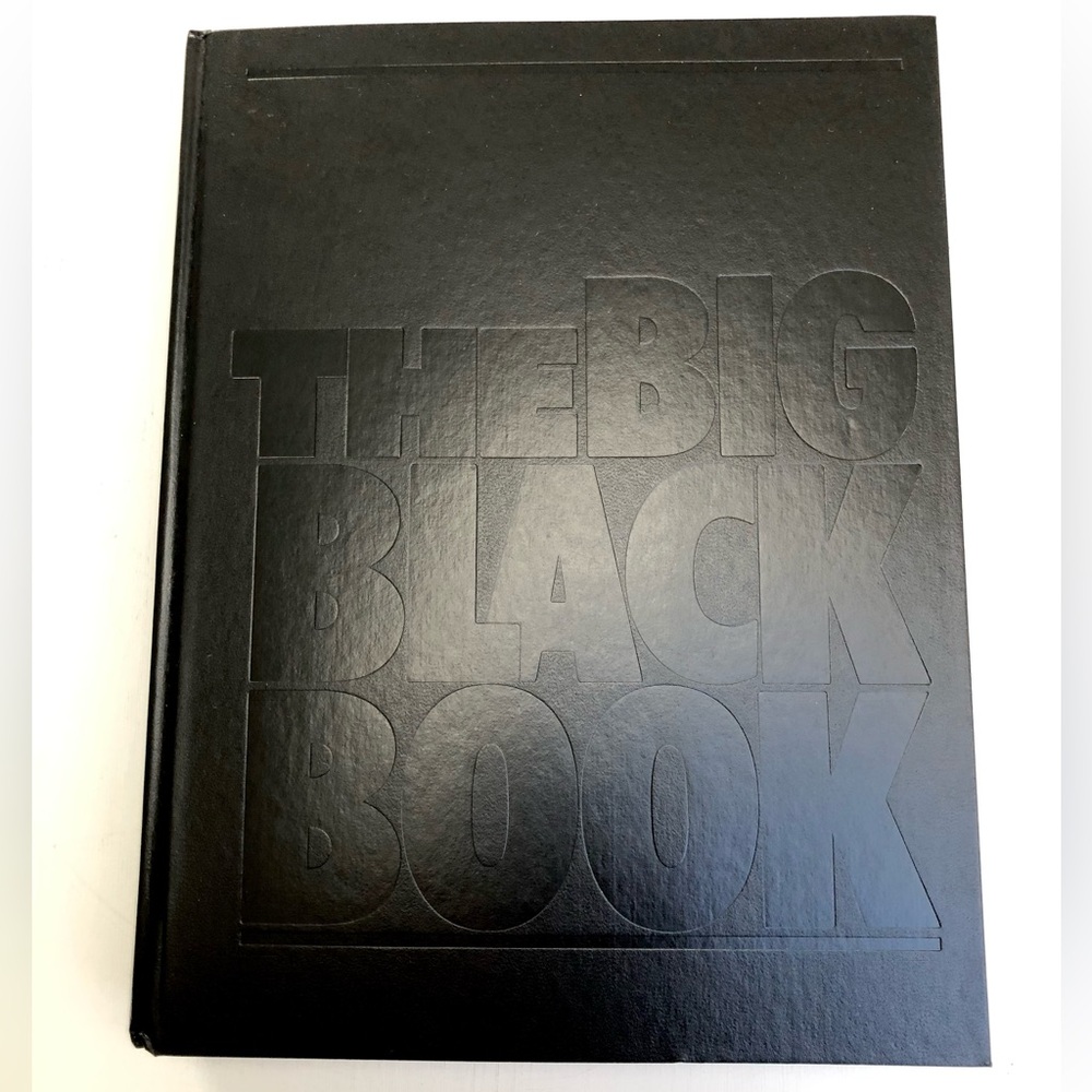 The Big Black Book Hardcover 1993 Self Help Book